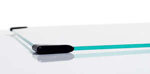 New Wave Posh Glass Tabletop Clear Cam Palet 22cm x 30cm - Thumbnail