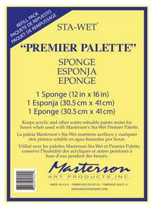 New Wave Masterson Sta-Wet Premier Palet Süngeri Tekli 30.5cm x 41cm - Thumbnail
