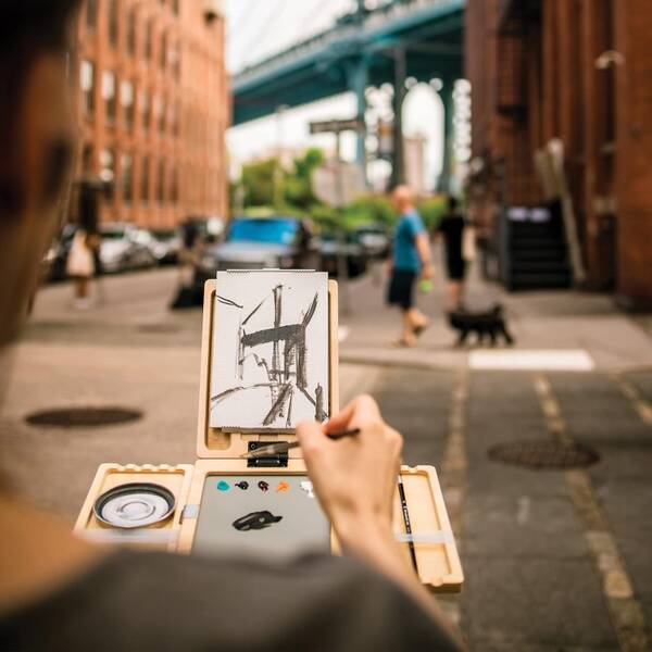 New Wave U.GO Plein Air Anywhere - Pochade Box 15cm x 21cm - 7