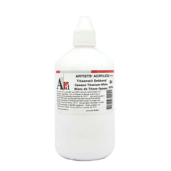 Old Holland Ara Acyrlic 500 Ml Seri 2 Opaque Titanium White - 1