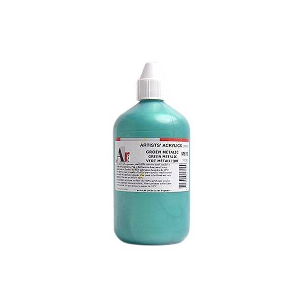 Old Holland Ara Acyrlic 500 Ml Seri 3 Metallic Green - 1