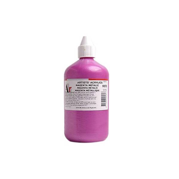 Old Holland Ara Acyrlic 500 Ml Seri 3 Metallic Magenta - 1