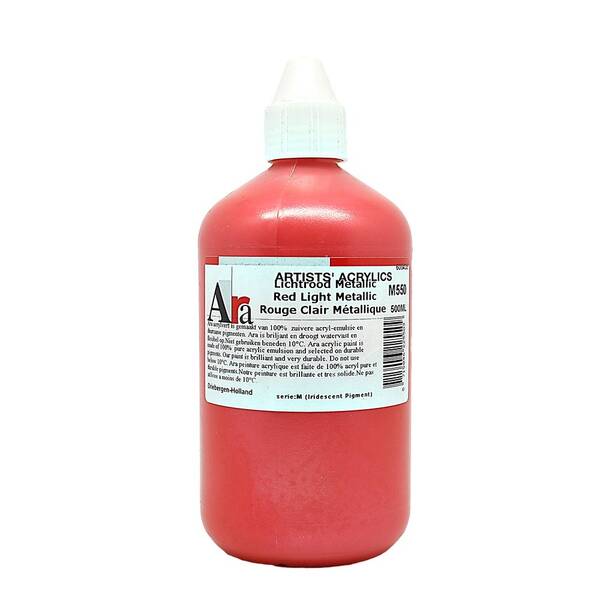 Old Holland Ara Acyrlic 500 Ml Seri 3 Metallic Red Light - 1