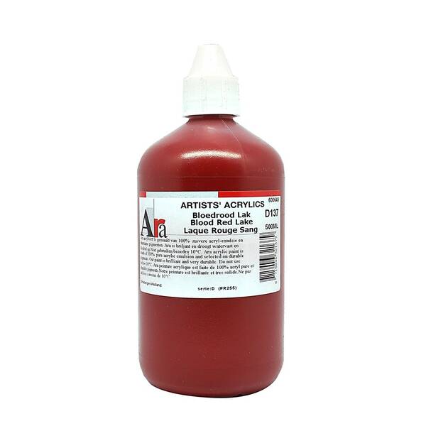 Old Holland Ara Acyrlic 500 Ml Seri 4 Blood Red Lake - 1