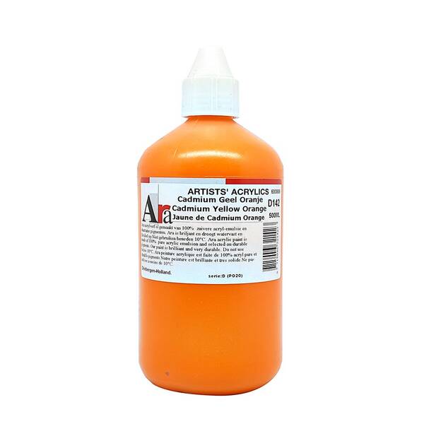 Old Holland Ara Acyrlic 500 Ml Seri 4 Cadmium Yellow Orange - 1