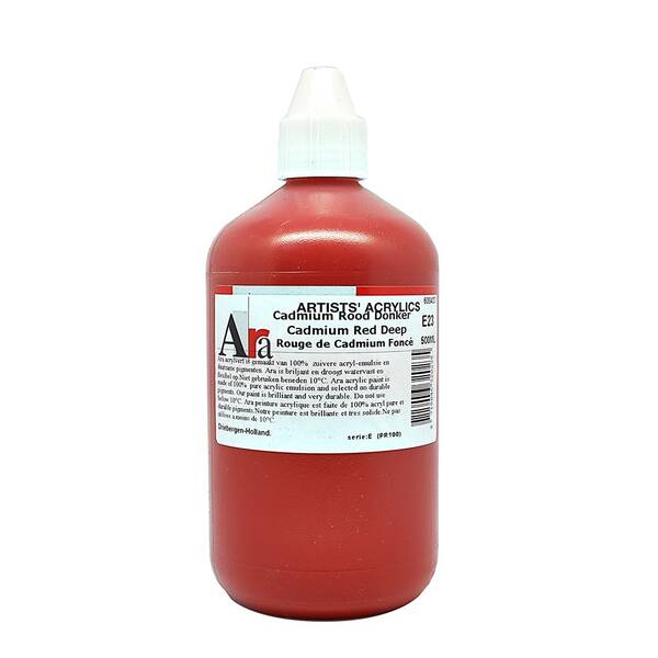 Old Holland Ara Acyrlic 500 Ml Seri 5 Cadmium Red Deep - 1