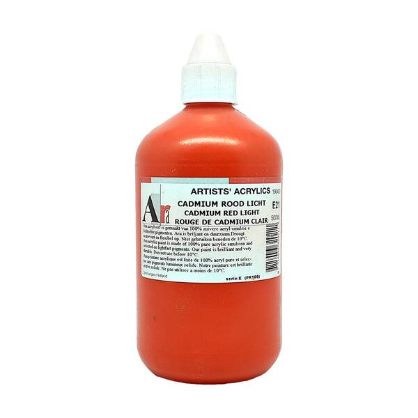 Old Holland Ara Acyrlic 500 Ml Seri 5 Cadmium Red Light - 1