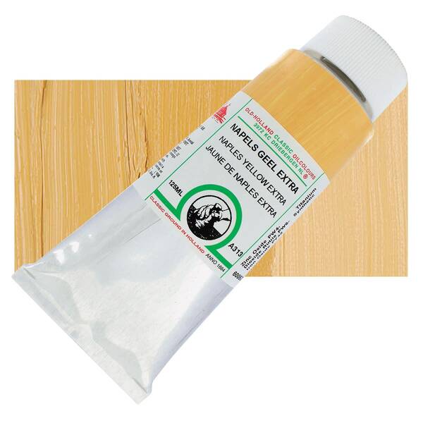 Old Holland El Yapımı Yağlı Boya 125 Ml Seri A313 Naples Yellow Extra - 1