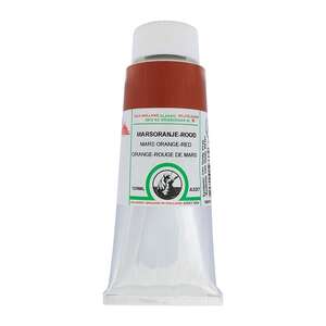 Old Holland El Yapımı Yağlı Boya 125 Ml Seri A337 Mars Orange Red - 4