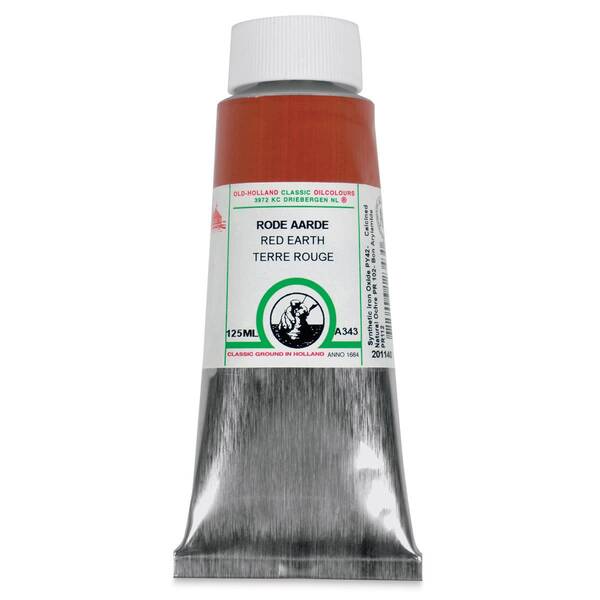 Old Holland El Yapımı Yağlı Boya 125 Ml Seri A343 Red Earth - 3