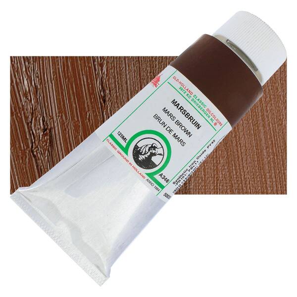 Old Holland El Yapımı Yağlı Boya 125 Ml Seri A346 Mars Brown - 1