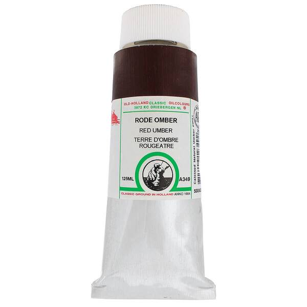 Old Holland El Yapımı Yağlı Boya 125 Ml Seri A349 Red Umber - 3