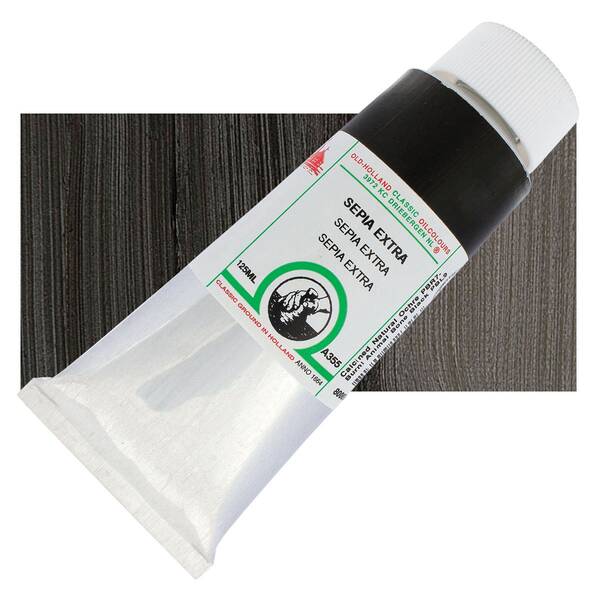 Old Holland El Yapımı Yağlı Boya 125 Ml Seri A355 Sepia Extra - 1