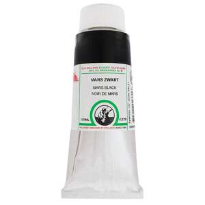 Old Holland El Yapımı Yağlı Boya 125 Ml Seri A370 Mars Black - 3