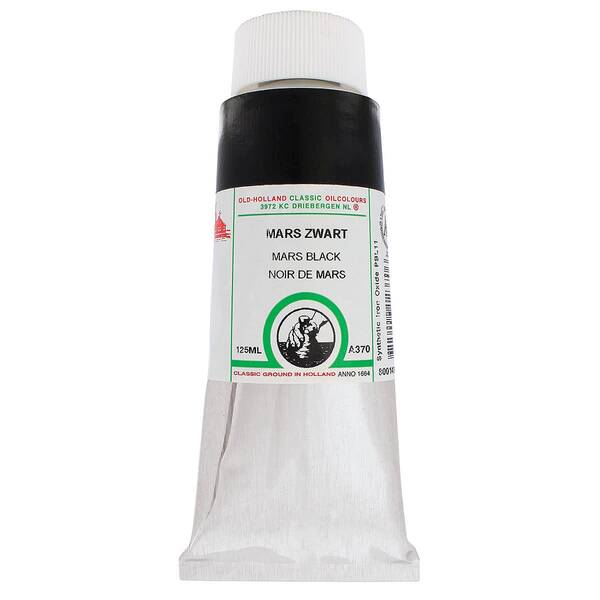 Old Holland El Yapımı Yağlı Boya 125 Ml Seri A370 Mars Black - 3
