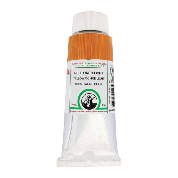 Old Holland El Yapımı Yağlı Boya 125 Ml Seri A53 Yellow Ochre Light - 3