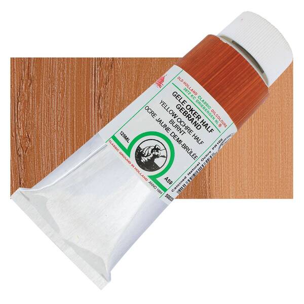 Old Holland El Yapımı Yağlı Boya 125 Ml Seri A59 Yellow Ochre Half Burnt - 1