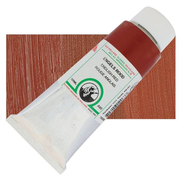 Old Holland El Yapımı Yağlı Boya 125 Ml Seri A63 English Red - 1