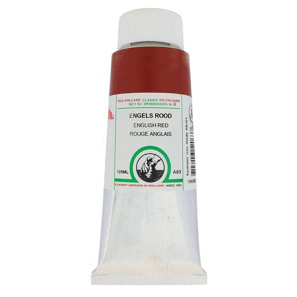 Old Holland El Yapımı Yağlı Boya 125 Ml Seri A63 English Red - 3