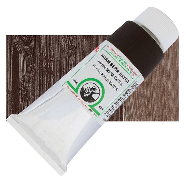 Old Holland El Yapımı Yağlı Boya 125 Ml Seri A71 Warm Sepia Extra - 1