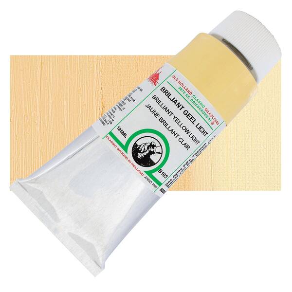 Old Holland El Yapımı Yağlı Boya 125 Ml Seri B103 Brilliant Yellow Light - 1