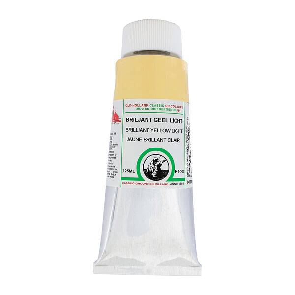 Old Holland El Yapımı Yağlı Boya 125 Ml Seri B103 Brilliant Yellow Light - 3