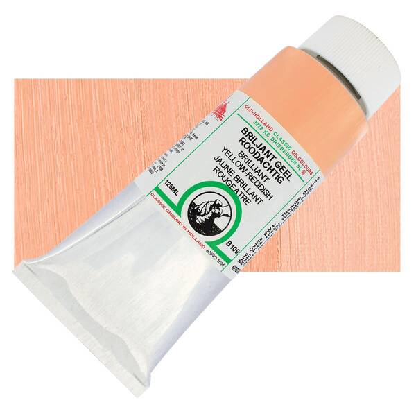 Old Holland El Yapımı Yağlı Boya 125 Ml Seri B109 Brilliant Yellow Reddish - 1