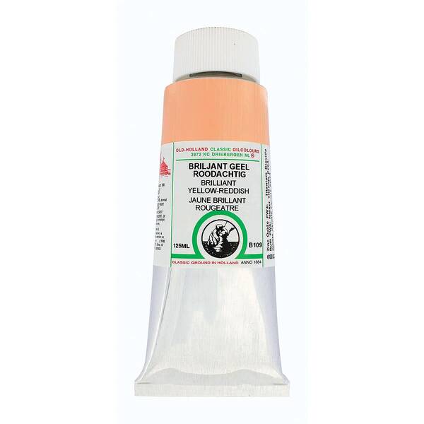Old Holland El Yapımı Yağlı Boya 125 Ml Seri B109 Brilliant Yellow Reddish - 4