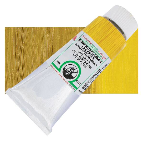 Old Holland El Yapımı Yağlı Boya 125 Ml Seri B118 Indian Yellow Green Lake Extra - 1
