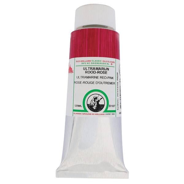 Old Holland El Yapımı Yağlı Boya 125 Ml Seri B187 Ultramarine Red Pink - 3