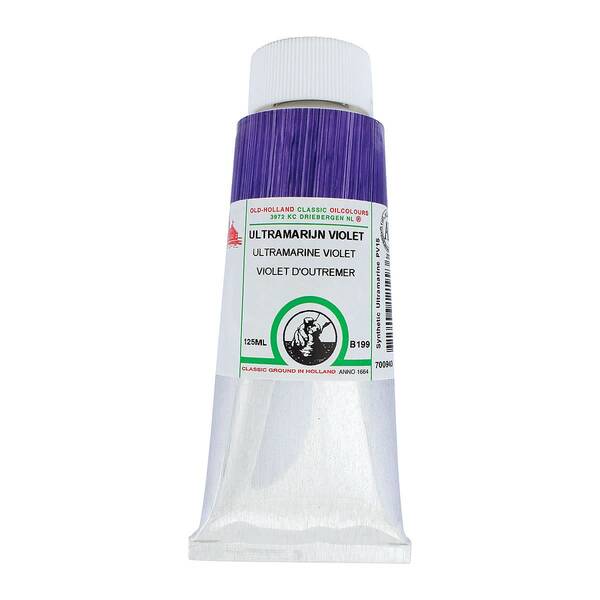 Old Holland El Yapımı Yağlı Boya 125 Ml Seri B199 Ultramarine Violet - 3