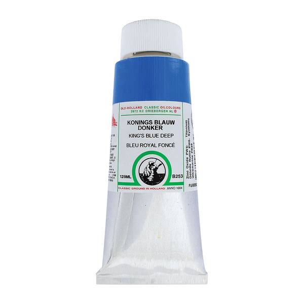 Old Holland El Yapımı Yağlı Boya 125 Ml Seri B253 King's Blue Deep - 4