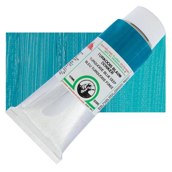 Old Holland El Yapımı Yağlı Boya 125 Ml Seri B265 Turquoise Blue Deep - 1