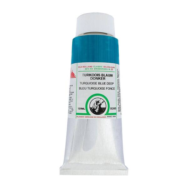 Old Holland El Yapımı Yağlı Boya 125 Ml Seri B265 Turquoise Blue Deep - 3