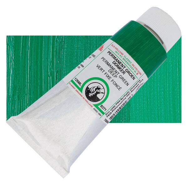 Old Holland El Yapımı Yağlı Boya 125 Ml Seri B271 Permanent Green Deep - 1