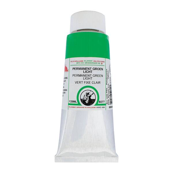 Old Holland El Yapımı Yağlı Boya 125 Ml Seri B277 Permanent Green Light - 3