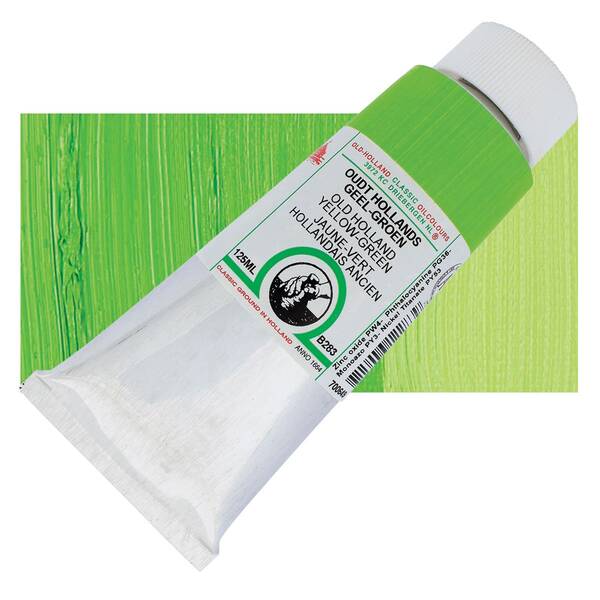 Old Holland El Yapımı Yağlı Boya 125 Ml Seri B283 Old Holland Yellow Green - 1