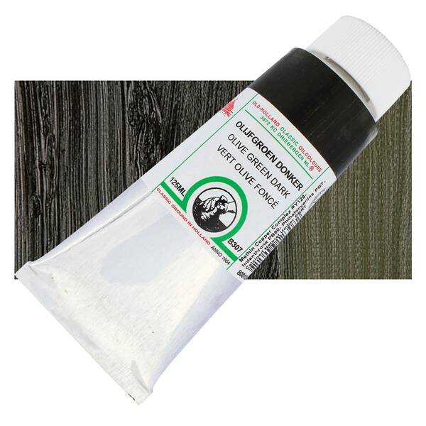 Old Holland El Yapımı Yağlı Boya 125 Ml Seri B307 Olive Green Dark - 1