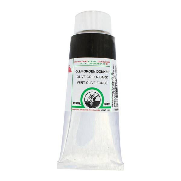 Old Holland El Yapımı Yağlı Boya 125 Ml Seri B307 Olive Green Dark - 3