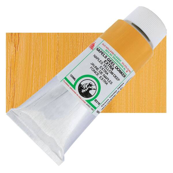 Old Holland El Yapımı Yağlı Boya 125 Ml Seri B316 Naples Yellow Deep Extra - 1