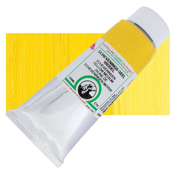 Old Holland El Yapımı Yağlı Boya 125 Ml Seri C14 Scheveningen Yellow Medium - 1