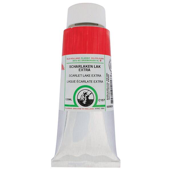 Old Holland El Yapımı Yağlı Boya 125 Ml Seri C157 Scarlet Lake Extra - 3