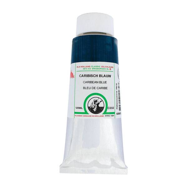 Old Holland El Yapımı Yağlı Boya 125 Ml Seri C232 Caribbean Blue - 3