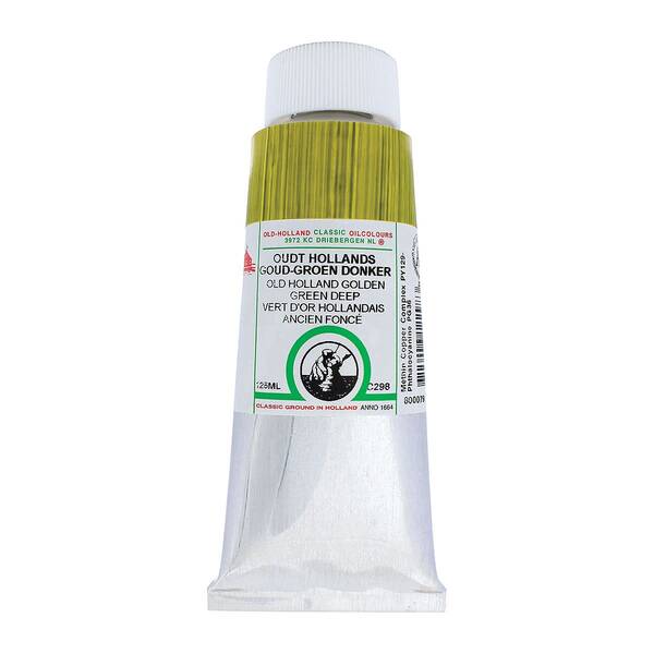 Old Holland El Yapımı Yağlı Boya 125 Ml Seri C298 Old Holland Golden Green Deep - 3