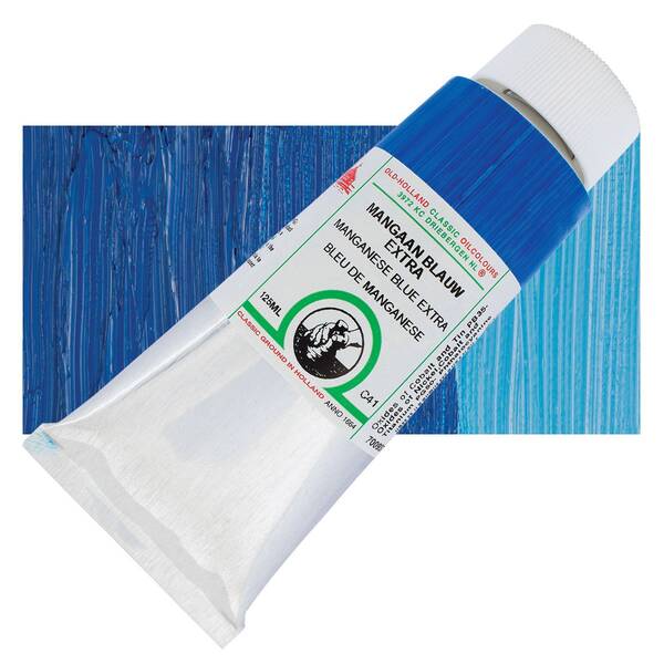 Old Holland El Yapımı Yağlı Boya 125 Ml Seri C41 Manganese Blue Extra - 1