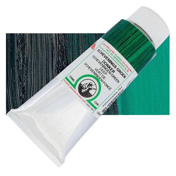 Old Holland El Yapımı Yağlı Boya 125 Ml Seri C49 Scheveningen Green Deep - 1