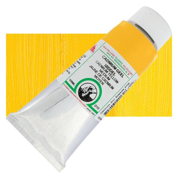 Old Holland El Yapımı Yağlı Boya 125 Ml Seri D13 Cadmium Yellow Medium - 1