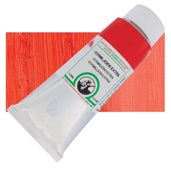 Old Holland El Yapımı Yağlı Boya 125 Ml Seri D148 Vermilion Extra - 1