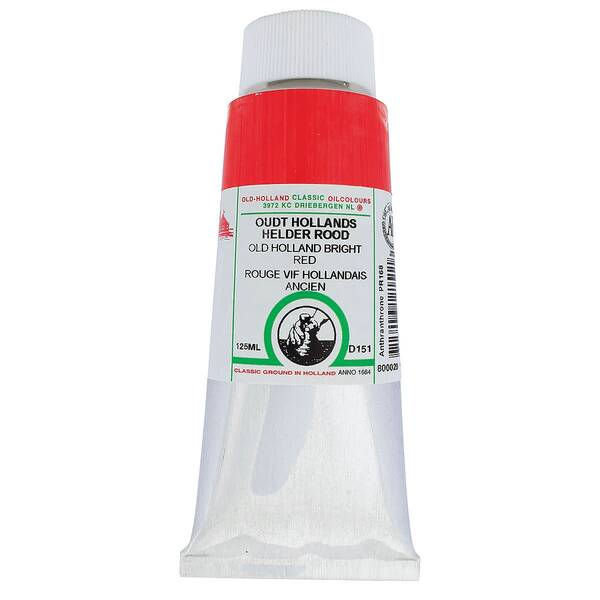 Old Holland El Yapımı Yağlı Boya 125 Ml Seri D151 Old Holland Bright Red - 3