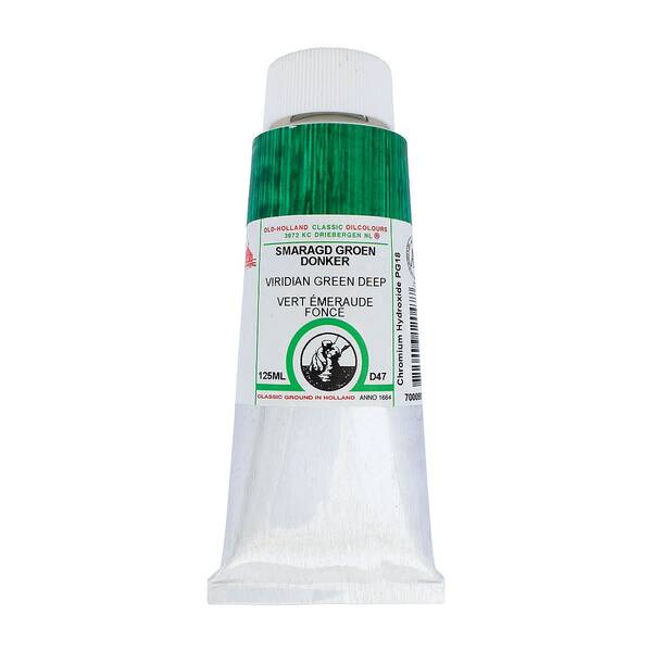Old Holland El Yapımı Yağlı Boya 125 Ml Seri D47 Viridian Green Deep - 3